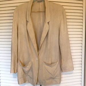 Relaxed Silk Blazer